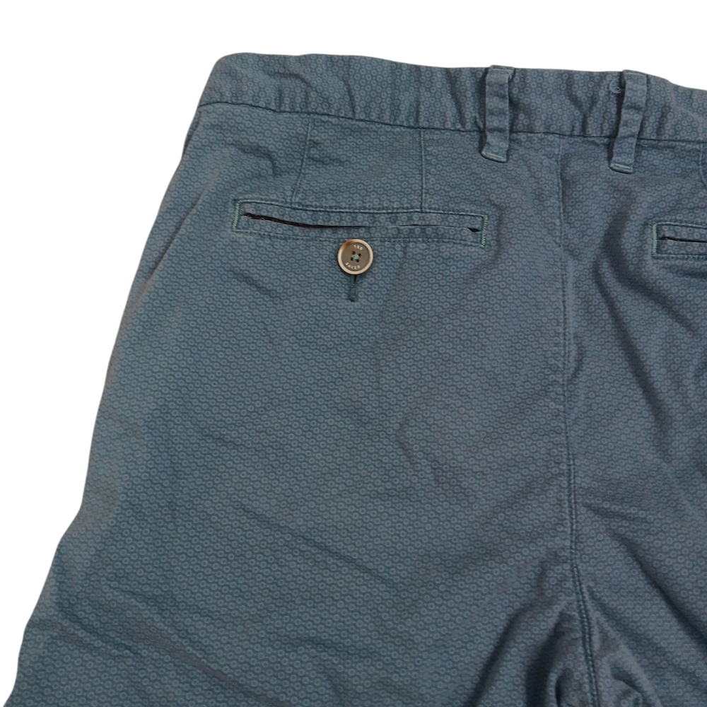 Ted Baker Textured Gray Flat Front Shorts